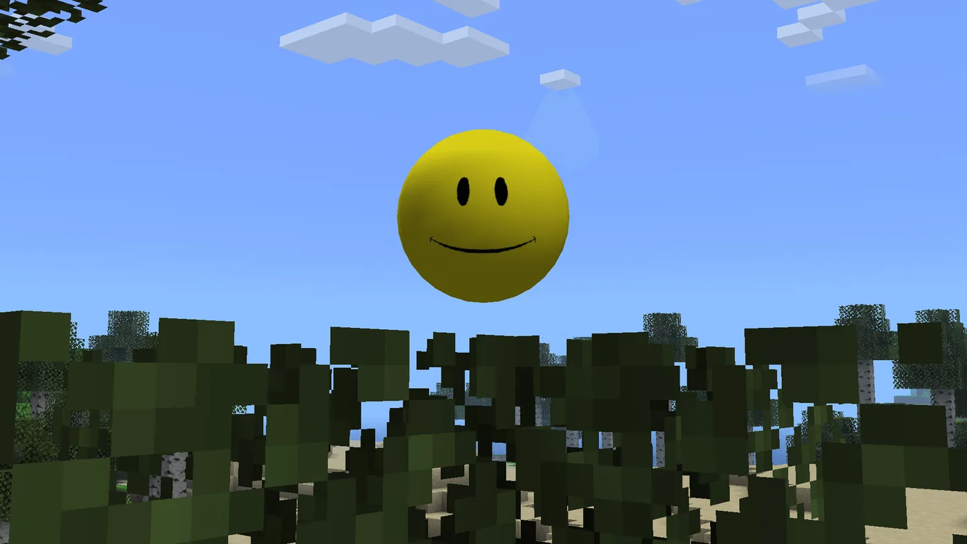 Verity character in a Minecraft dialogue scene from the Verity JE project